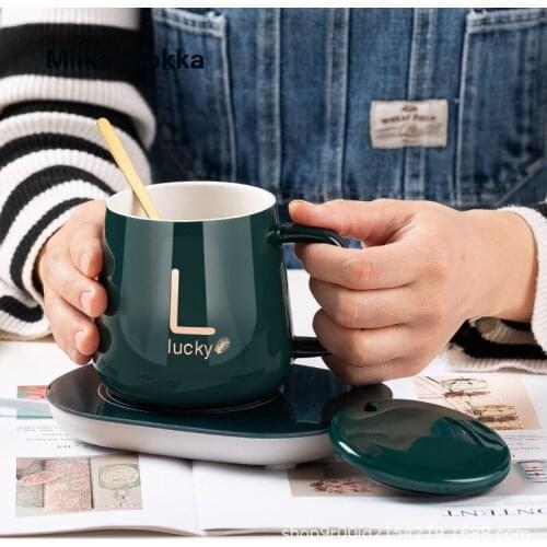 Mug Warmer Heating Pad Hot Electric Powered Cup Coffee Cup Warmer Heat Beverage Coffee Mug Mat Keep Coffee Tea Warm
