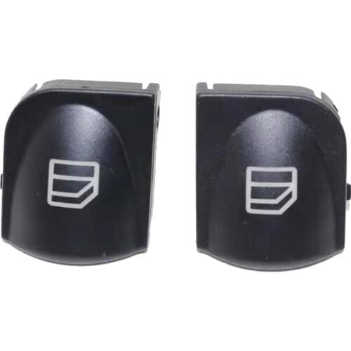 2pcs Window Switch Cover For Mercedes W203 C-CLASS Power Window button Switch Console Cover Caps C320 C230 C240 C280