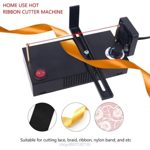 Small Hot Ribbon Cutter Machine DIY with Fan Smoke Exhaust DIY Rope Band Craft DIY Ribbon Cutter Machine Thermal A09 21 Dropship