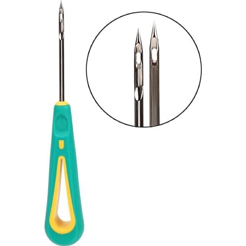 Canvas Leather Sewing Shoes Leather Craft Sewing Supplies Rubber Handle Leathercraft Needle Tool Kit Manual Repair Tool
