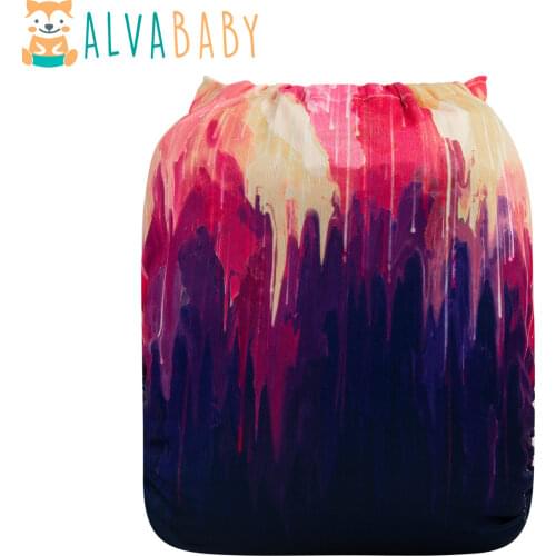 New Arrival! Alvababy Baby Cloth Diaper Easy to Use Baby Nappy with Insert