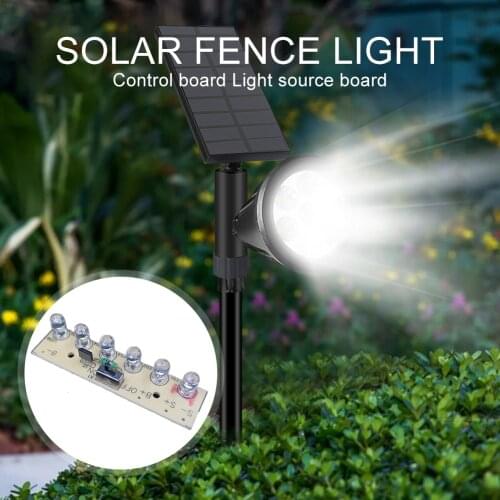 Circuit Board Light Control Sensor Module Panel 1.2V Solar Lamp Circuit Board for Household Outdoor Solar Power Decor