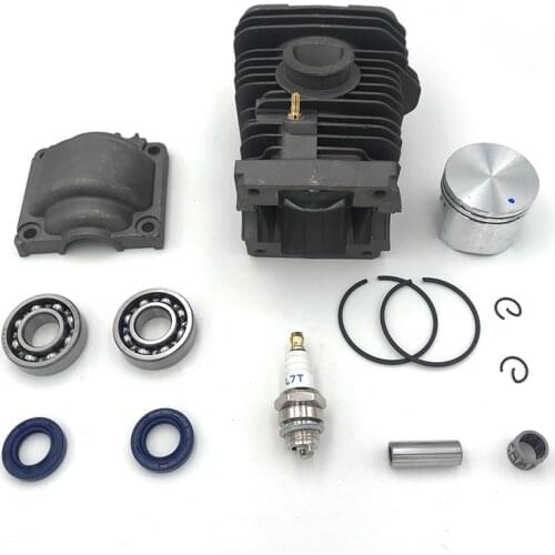 40mm Cylinder Engine Pan Piston Assy Base Ball Bearing Spark Plug Kit For STIHL MS230 210 023 Chainsaw Spare Parts