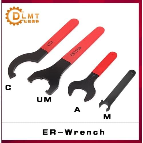 1pcs ER8 ER44 ER16 ER20 ER25 ER32 ER40 A M UM C Er wrench Spring collet for CNC machining center