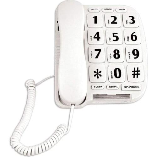 Hands Free Caller Identification Family Business Office Hotel Fixed Landline Telephone Suitable for the elderly large buttons