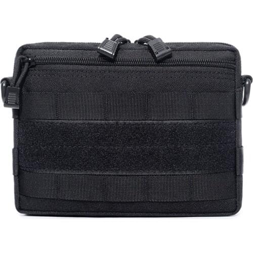 EDC Tactical Nylon Molle Utility Organizer Pouch Tool Bag Vest Waist Pouch Storage Bag Waterproof Field Sundries Bag For Outdoor