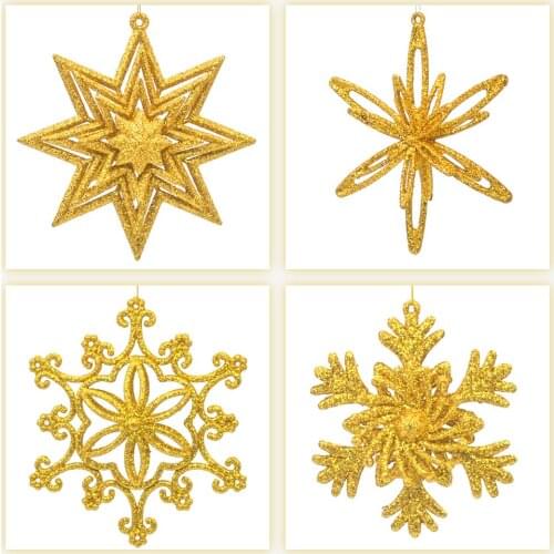 1Pcs Christmas Tree Ornament Flash 3d Pendant Pendant Ornament New Year Christmas Gift Garland Decoration