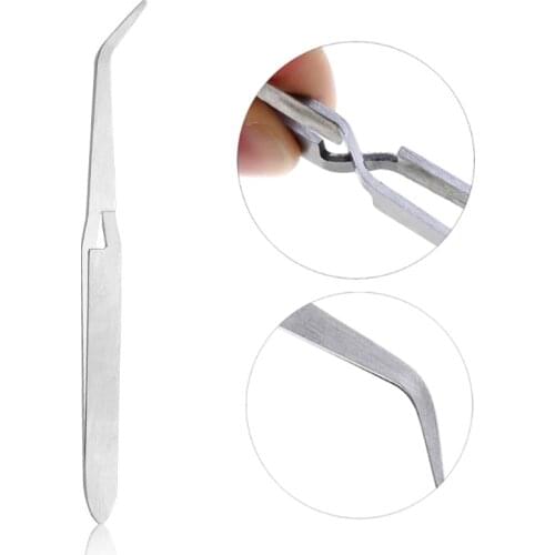 1Pc Multifunction Stainless Steel Nail Art Shaping Tweezers Cross Nail Clip Manicure Tools Fashion New Nail Art Tool