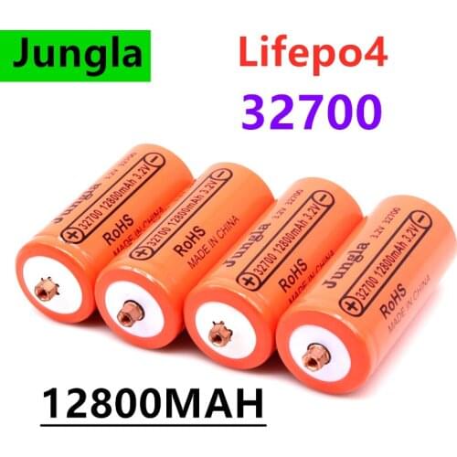 100% New Original 32700 12800mAh 3.2V lifepo4 Rechargeable Battery Professional Lithium Iron Phosphate Power Battery with screw
