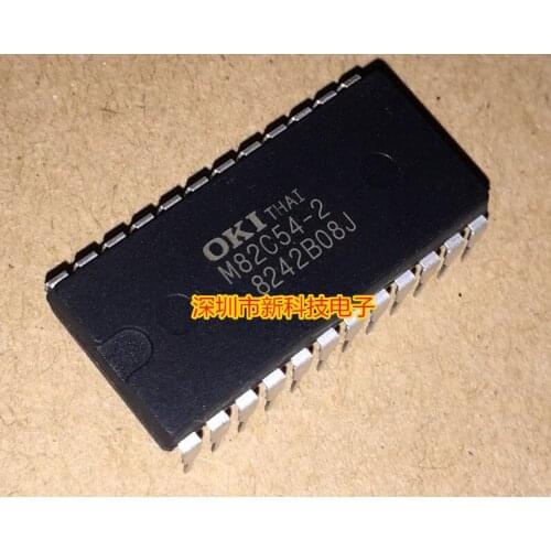 100% Original New 5pcs/lot M82C54-2 MSM82C54-2 DIP-24