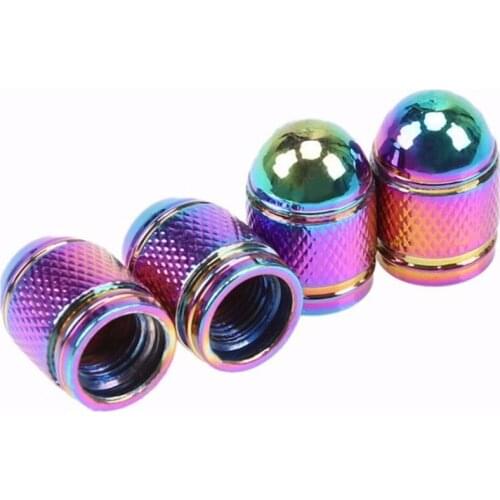 500pcs/lot Universal Car Air Wheel Tyre Valve Dust Caps Covers Rims Tire Set Multicolored Bullet Shape