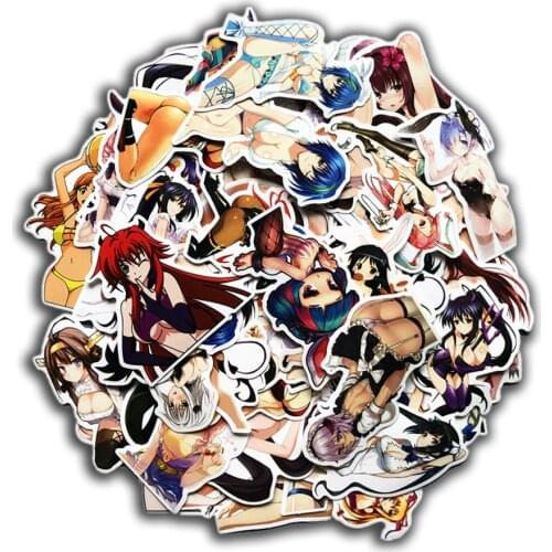 70Pcs Anime Hentai Bunny Girl Pinup Anime Decal Stickers Suitcase laptop Car Truck Waterproof Car sticker