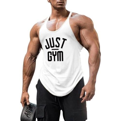 Muscleguys Brand Gym Clothing Bodybuilding Stringer Tank Top Men Fitness Singlets Cotton Sleeveless Shirt Workout Sports Jerseys
