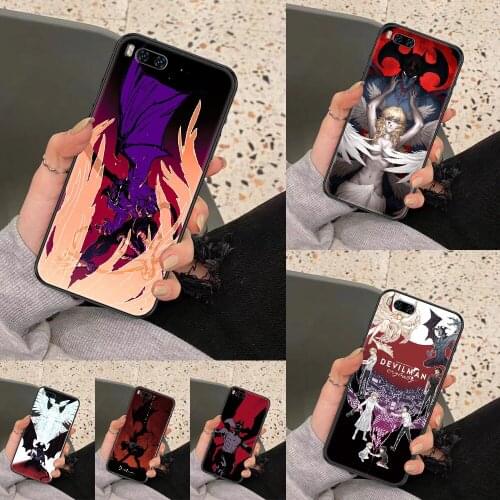 Anime DEVILMAN crybaby Phone case For Xiaomi Mi Max Note 3 A2 A3 8 9 9T 10 Lite Pro Ultra black painting shell art cover