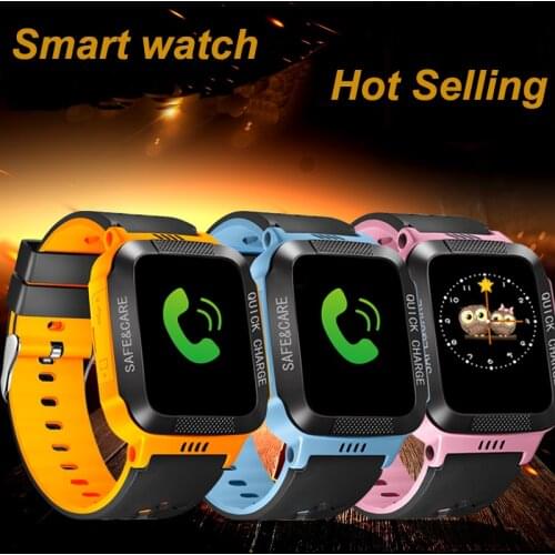 Q528 Y21 Touch Screen Kids GPS Watch with Camera Lighting Smart Watch Sleep Monitor GPS SOS Baby Watch PK Q50 Q750 Q100