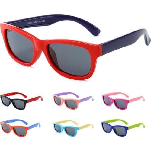 Designer Polarized Sunglasses Wrap Frame UV400 Lens Vintage Sun Glasses Fashion Eyewear Female De Sol for Girls Boys