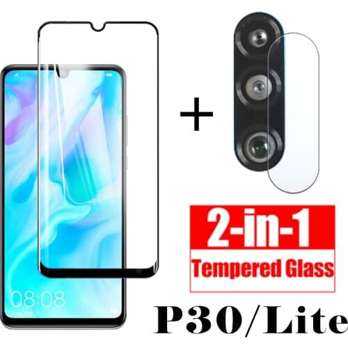 For huawei p30 lite case p 30 light p30lite phone cover honor 30s 30i view 30 v30 pro camera lens protector 2in1