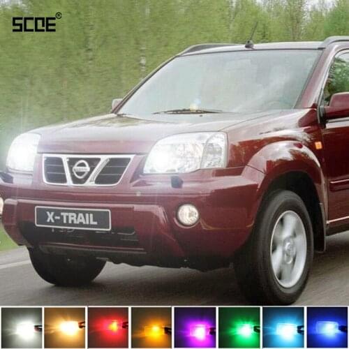 For Nissan X Trail(T30) X Trail(T31) SCOE 2X 12SMD LED Front Parking Light Front Side Marker Light Source Car Styling