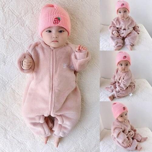 Infant Snorlax Baby Clothes Romper Cute 0-3Y NewBorn Boys Girl Onesie Cartoon Costume Flannel Soft Warm Kids Outfit Ropa Bebe