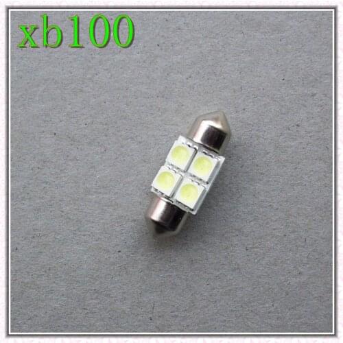 Double tip 31 mm 4 lamp patch LED car van dome light reading lamp license plate light 24V 12V