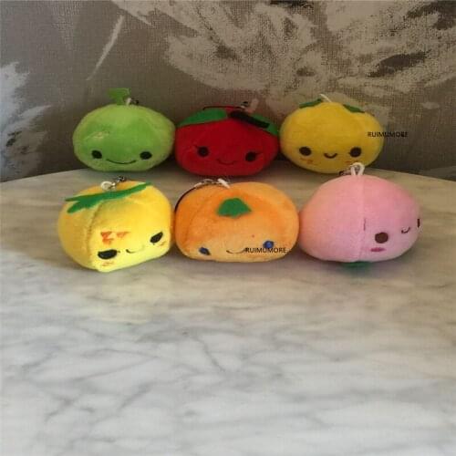 CUTE Yellow Fruit Pineapple Toy , 6CM Plush Stuffed TOY DOLL - Kids Party Gift fruit Plush DOLL Toys