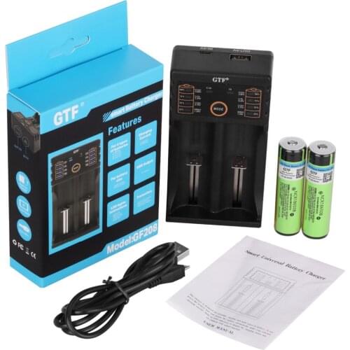 NCR18650B original pieces 3,7 v 3400 mah 18650 lithium-akku Wies battery for flashlight lantern + battery charger