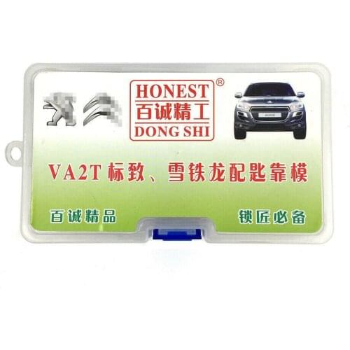 Original Honest Car Key Moulds VA2T Car Key Duplicating Auto Key Profile Modeling