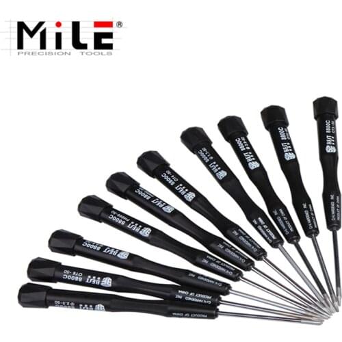 MILE Precision Screwdriver P2 P5 1.5 Pentalobe Y 2.5 Tri Wing PH00 PH000 T3 T4 T5 T6 for Macbook Air Pro CellPhone Repair Tools