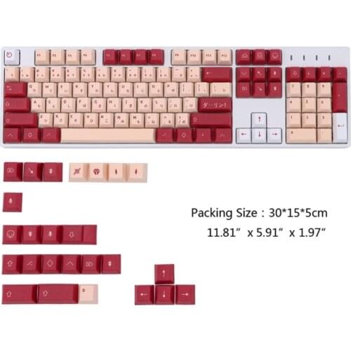 Custom Daling Theme Keycap PBT Standard Dye Sublimation Process Keycap 129Keys Cherry Profile for Mechanical Keyboard