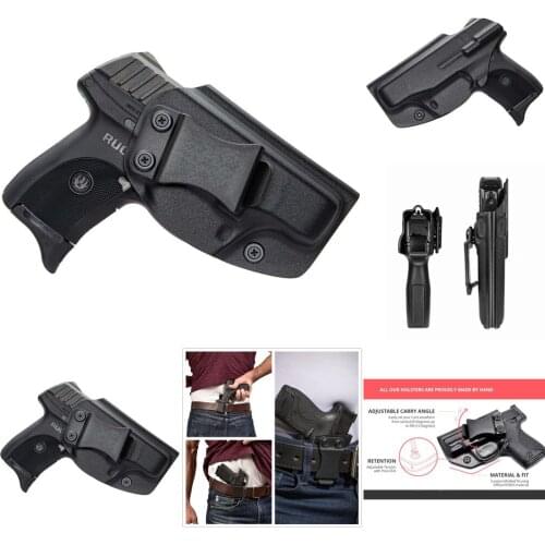 Inside the Waistband kydex IWB Holster For Ruger LC9s LC9 EC9 EC9s LC380 Holster Concealment clip Concealed Carry Right Hand