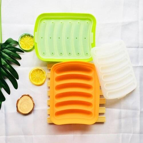 Sausage Makers Silicone Mold DIY Hot Dog Handmade Ham Making Gadge Hot In1 T8U3 DIY Sausage Dog Mould Refrigerated Tool Kit Q8K1