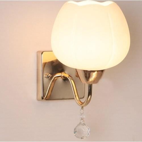 Modern Simple Wall Lamp Bedroom Bedside Nordic Wedding Stairs Light Creative Living Room Corridor Staircase Led Wall Light