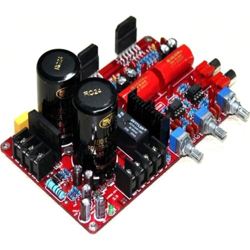 YJ00198-2×10000UF 68W*2 LM3886TF+NE5532 Tuning Finished Power Amplifier Board (Luxury Type)