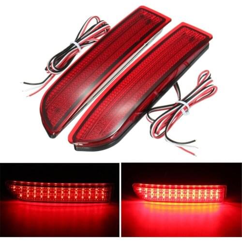 2X Car Led Tail Light Parking Brake Rear Bumper Reflector Lamp For Toyota Avensis/Alphard Mki/Rav4 Led Tail Lights Fog Stop Park