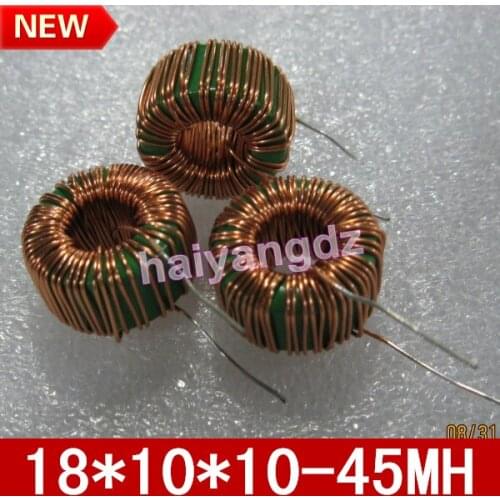 3pcs/18*10*10 0.45 Line 45MH Magnetic ring inductors Mn Zn Magnetic ring inductors 2A