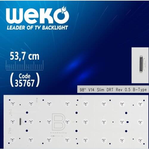 98 V14 SLYM DRT REV 0.5 B-TYPE - 53.7 CM 24 LED- (WK-1235)