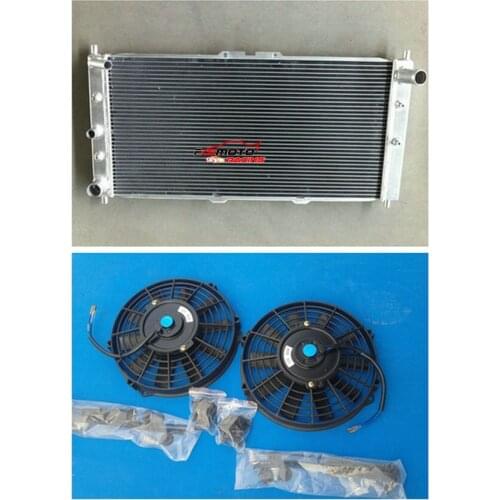 Racing Aluminum Radiator + FAN For Mazda Eunos 500 Fenix 1990-2000 Manual 1991-1997 96 95 94 93