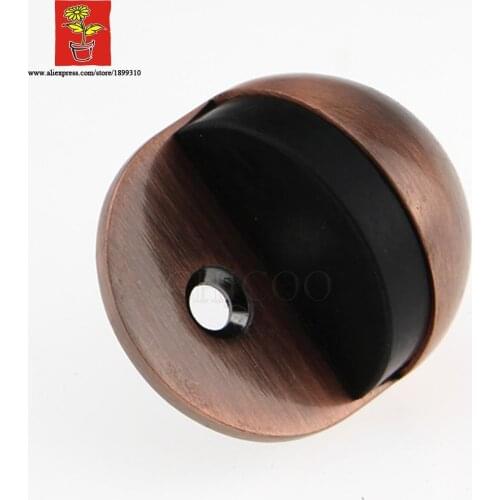 Antique copper Zinc alloy Ellipse type doorstops oval shape door stopper Floor door stop