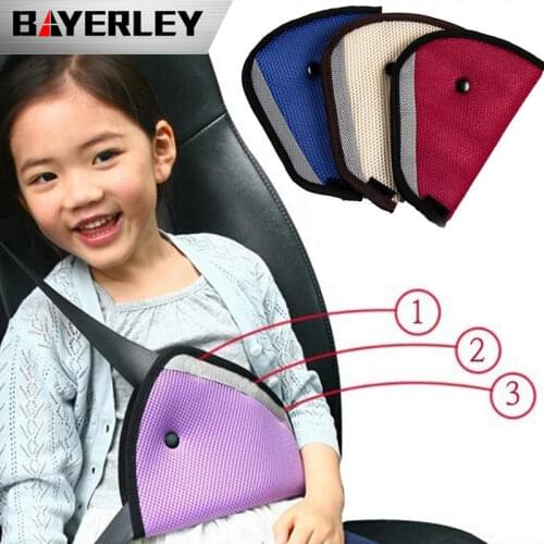 Car Safe Fit Seat Belt Adjuster Car Safety Belt Adjust Device Baby Child Protector Covers Positioner Drop shipping