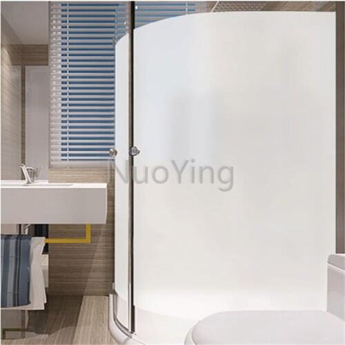 White Frosted Office Decoration Opaque Glass Film No Glue Window Sticker Privacy Window Film Anti-static Frosted Uv Protection