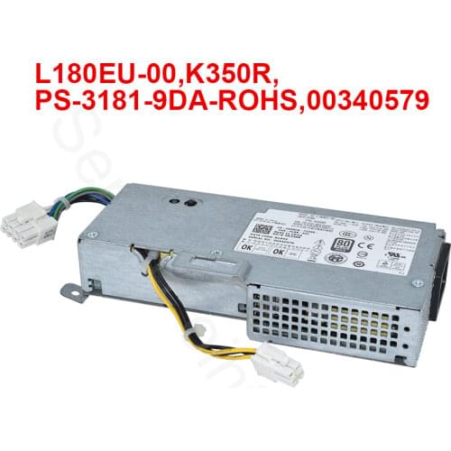 For OptiPlex 780 Power Supply L180EU-00 0K350R K350R PS-3181-9DA-RoHS 180W Well Tested