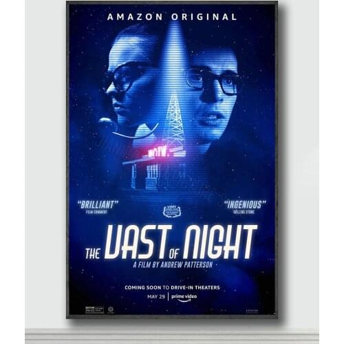 NJ069 The Vast of Night Movie Silk Posters and Prints wall art Art Poster Home Decor