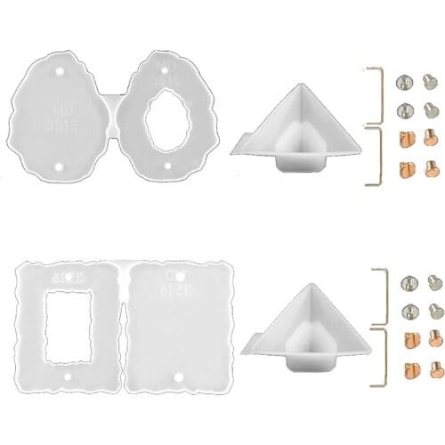 D Irregular Picture Frame Mold Silicone Mold DIY Personalized Photo Frame Molds LX9E