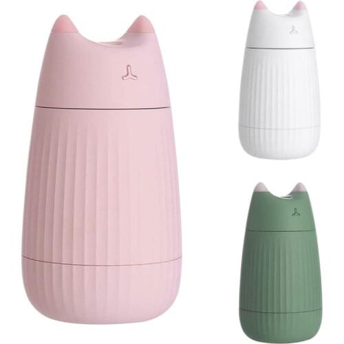 EAS-200ML Mini Ultrasonic Ultra-Quiet USB Cute Portable Cool Mist Humidifier, for Kids Baby , 2 Mist Mode Auto Shutoff