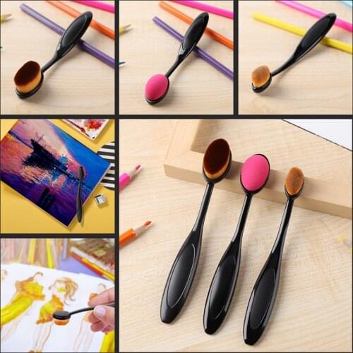 Blending Brushes Ergonomic Handles Used for Coloring Making Card Brushing Painting Template Application of Water-Based Craft Ink