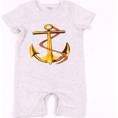 Summer Style Baby Boy Romper New born Baby Clothes Cartoon New Born Baby Clothing Harbor Bebe Children Rompers 2 Style HB095