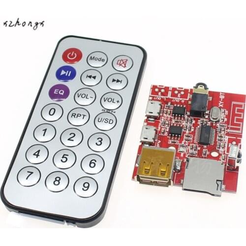 MP3 Decoder Module Audio Receiver Board Car Speaker Amplifier Modified Bluetooth 4.1 Circuit Board Support U-Disk/TF