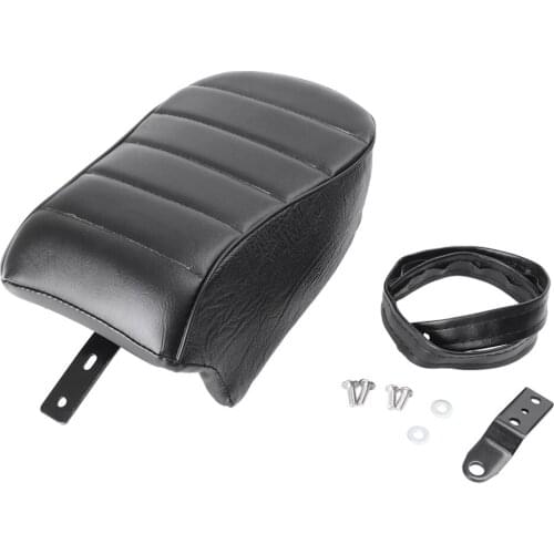PU Motorcycle Soft Rear Cushion Passenger Soft Seat Pillow Pillion Cover Pad for Harley Sportster Iron 883 XL883N 2016 2017