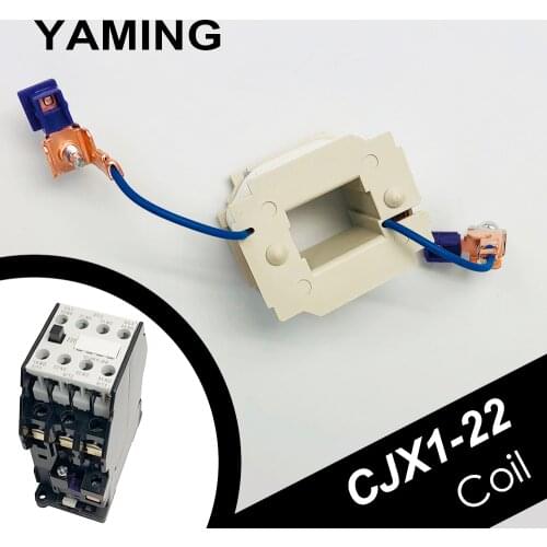 AC Contactor Coil CJX1-22/22 3TB43 Electrical Accessory 12V/24V/36V/48V/110V/127V/220V/380V Two Wires Screws Contact