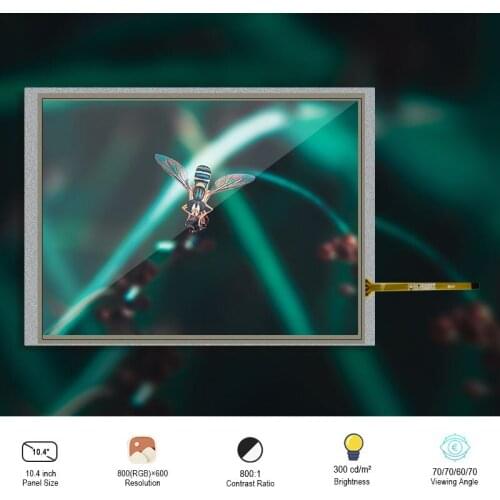 Original BOE BA104S01-200 Lcd Screen Display with Touch 10.4 Inch TFT LVDS Interface 20 pins Connector